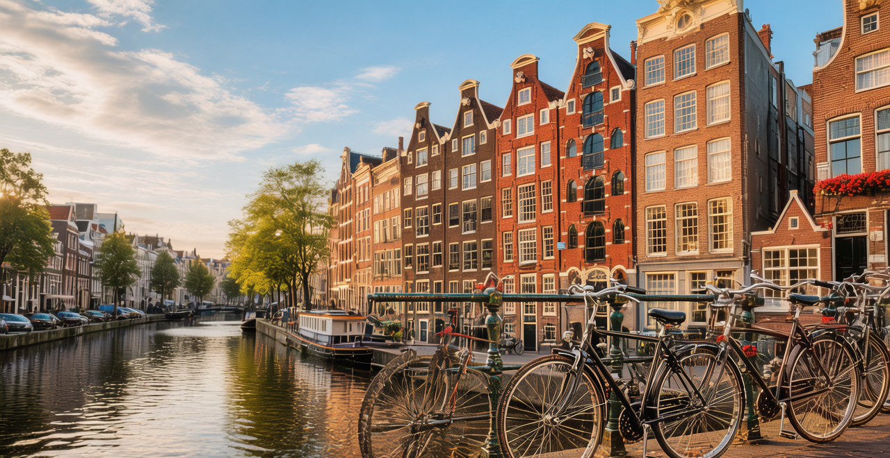 Amsterdam canal houses